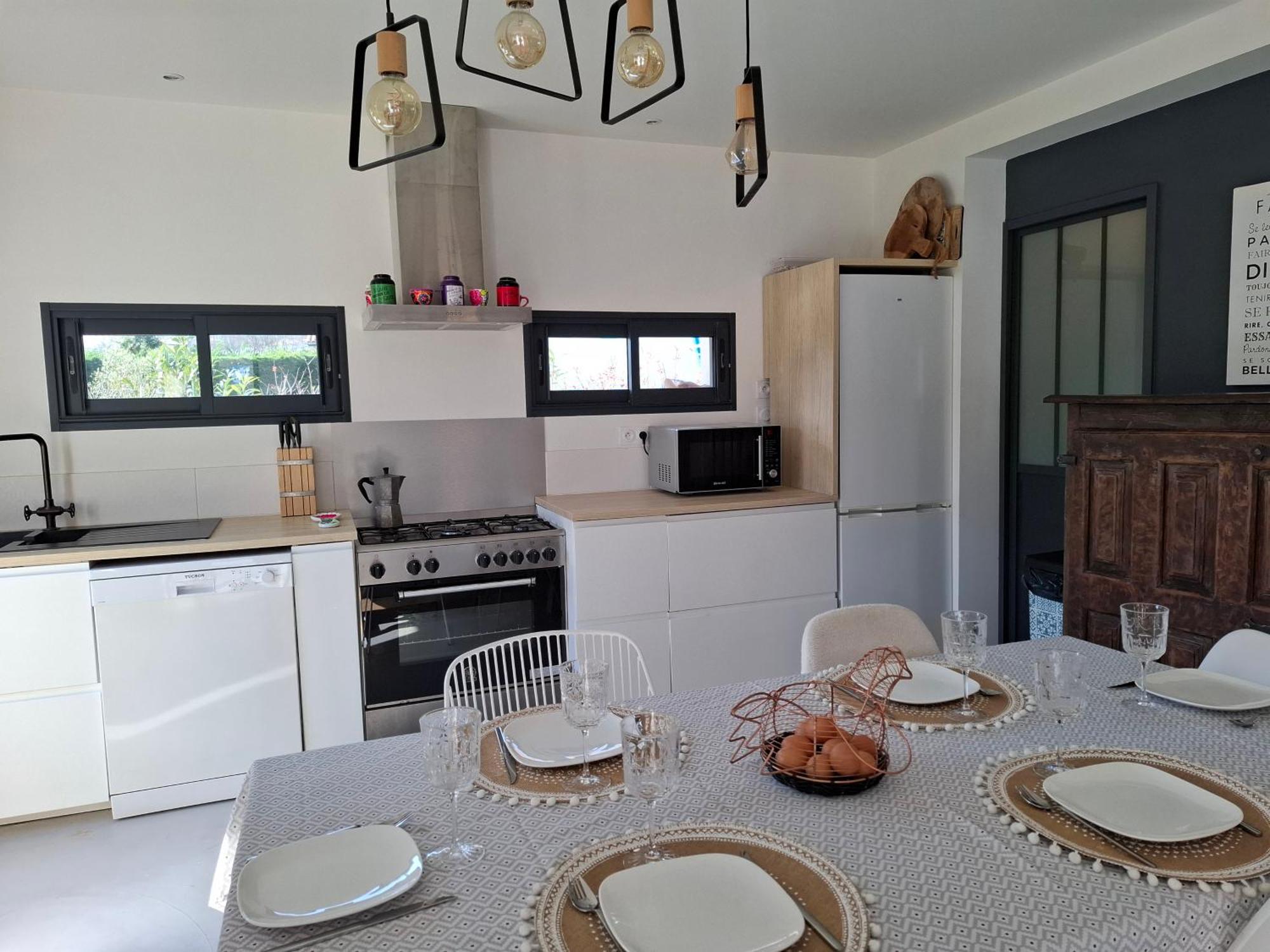 Charmante Villa Familiale Au Calme A 15Min Des Plages อัสแก็ง ภายนอก รูปภาพ