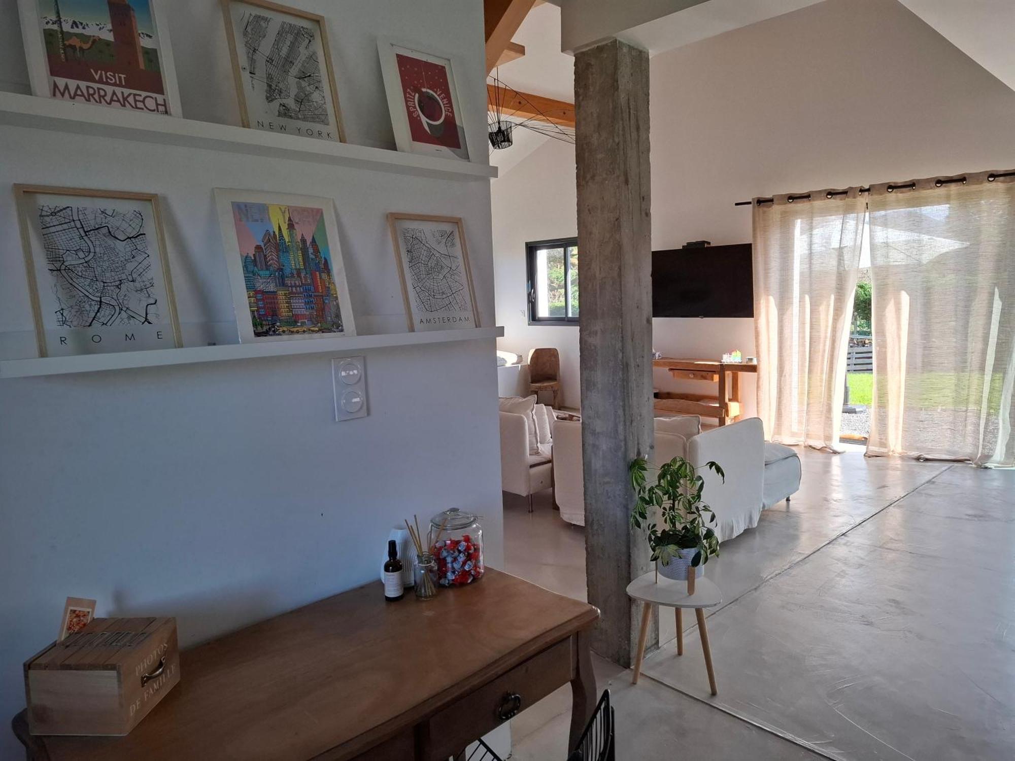 Charmante Villa Familiale Au Calme A 15Min Des Plages อัสแก็ง ห้อง รูปภาพ