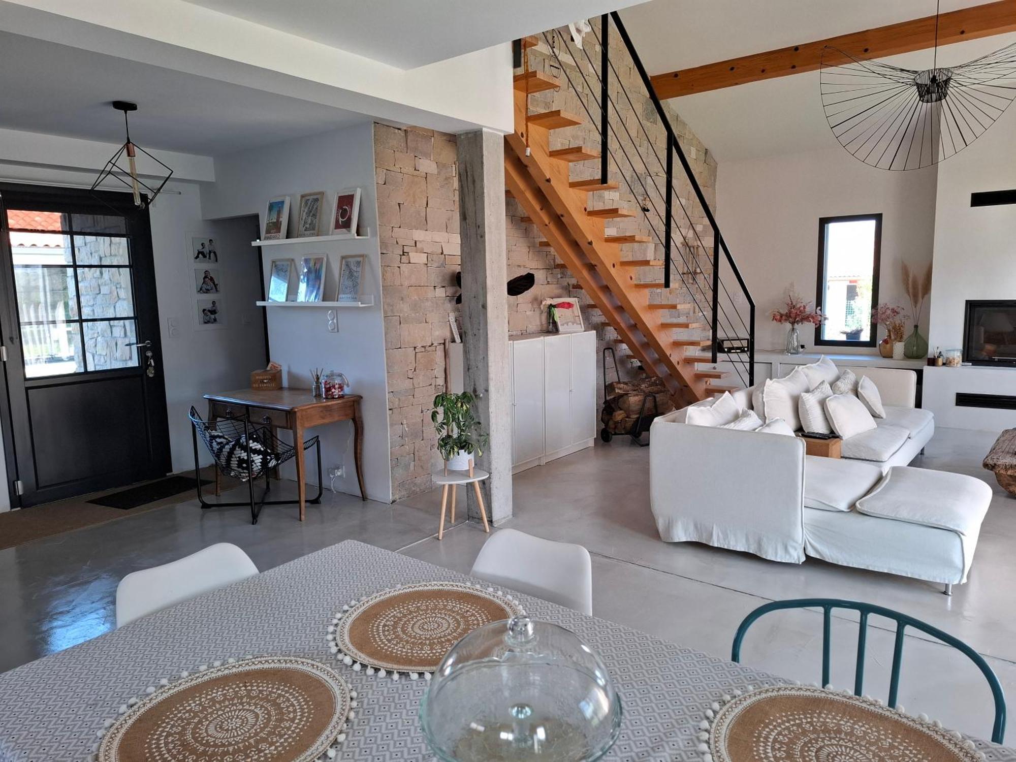 Charmante Villa Familiale Au Calme A 15Min Des Plages อัสแก็ง ภายนอก รูปภาพ